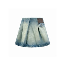 로에베 여성 플리츠 미니 스커트 - Loewe Womens Pleated Mini Skirt - loc15616x