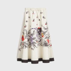 디올 여성 미디 길이 벨트 스커트 - Dior Womens Mid-Length Belted Skirt - dic15669x