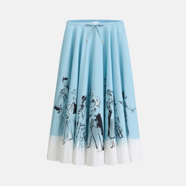 디올 여성 디오리비에라 플레어 스커트 - Dior Womens Dioriviera Flared Skirt - dic15989x