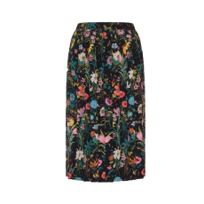 구찌 여성 프린트 실크 미디 스커트 - Gucci Womens Printed Silk Midi Skirt - guc15982x