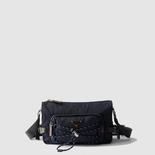 프라다 남성 스피드록 리나일론 가죽 숄더백 2VH192 - Prada Mens Speedlock Re-Nylon Leather Shoulder Bag - prb12127x