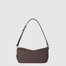 구찌 여성 하프 호스빗 미디엄 숄더백 - Gucci Womens Half Horsebit Medium Shoulder Bag - gub16354x