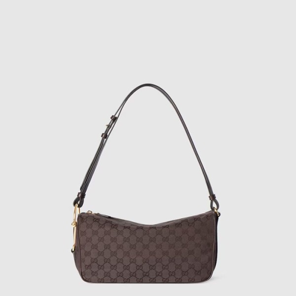 구찌 여성 하프 호스빗 미디엄 숄더백 - Gucci Womens Half Horsebit Medium Shoulder Bag - gub16354x