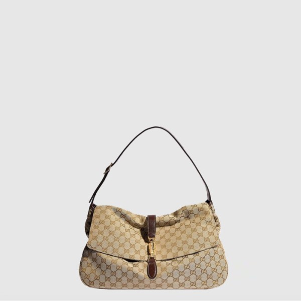 구찌 여성 재키 플랩 라지 크로스바디 백 - Gucci Womens Jackie Flap Large Crossbody Bag - gub16510x