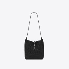 입생로랑 남/녀 라피아 크로셰 LE 5 À 7 미디엄 토트백 - Saint Laurent Unisex Le 5 à 7 Medium Tote bag In Raffia Crochet - ysb5508x