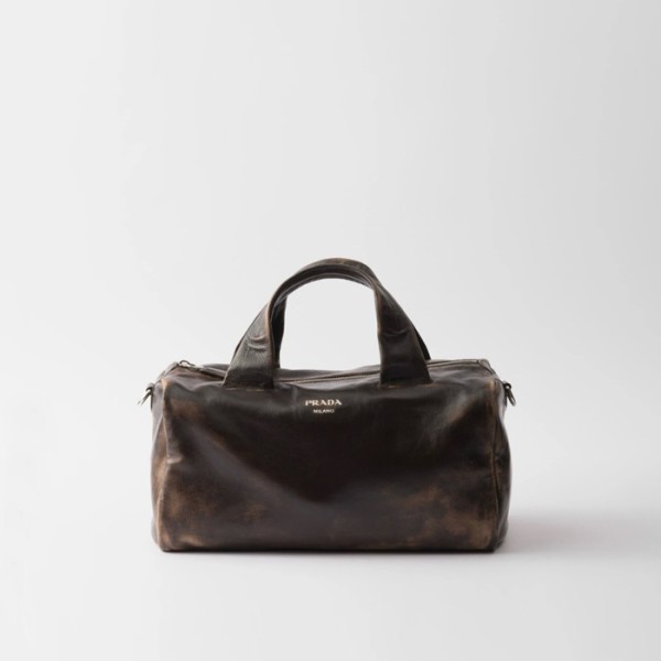 프라다 남성 나파 가죽 더플 백 2VC046 - Prada Mens Nappa Leather Duffle Bag - prb5668x