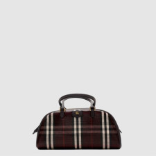 버버리 여성 미디엄 하이랜드 볼링 백 - Burberry Womens Medium Highland Bowling Bag - bub16092x