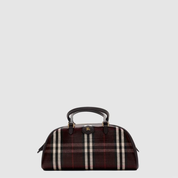 버버리 여성 미디엄 하이랜드 볼링 백 - Burberry Womens Medium Highland Bowling Bag - bub16092x