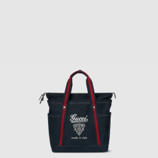 구찌 남성 프린트 캔버스 라지 토트백 - Gucci Mens Printed Canvas Large Tote Bag - gub10178x