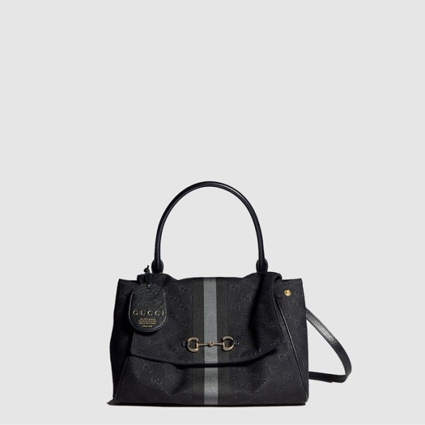 구찌 여성 파파라조 미디엄 탑 핸들 백 - Gucci Womens Paparazzo Medium Top Handle Bag - gub16321x