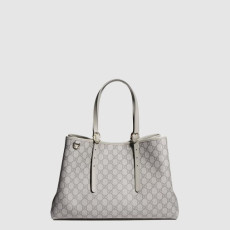 구찌 여성 GG 엠블럼 라지 토트백 - Gucci Womens GG Emblem Large Tote Bag - gub16323x