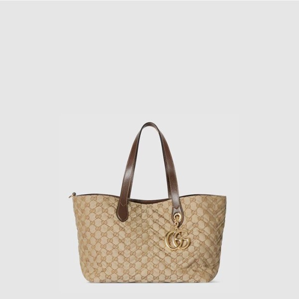 구찌 여성 GG 마몬트 미디엄 토트백 - Gucci Womens GG Marmont Medium Tote Bag - gub16352x