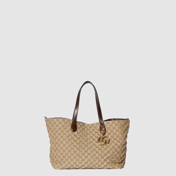 구찌 여성 GG 마몬트 라지 토트백 - Gucci Womens GG Marmont Large Tote Bag - gub16360x