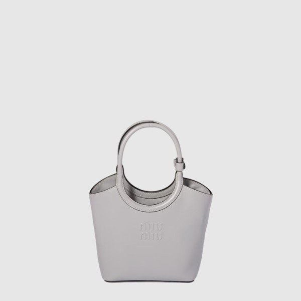 미우미우 여성 아이비 가죽 핸드백 - Miumiu Womens Ivy Leather Handbag - mib16427x