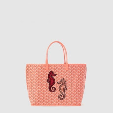 고야드 남/녀 블루 앙주 PM 해마 엠브로더이드 - Goyard Unisex Anjou Bag PM - gob15107x