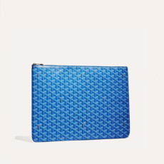 고야드 남/녀 블루 세나 클러치 MM/MGM/GM - Goyard Unisex Senat Clutch MM/MGM/GM - gob1363x