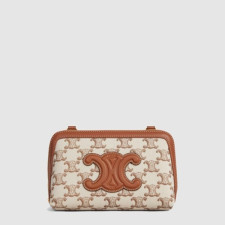 셀린느 여성 퀴르 트리옹프 체인 클러치 미니백 - Celine Womens Cur Triomphe Chain Clutch Mini Bag - ceb13058x