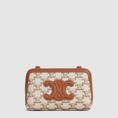 셀린느 여성 퀴르 트리옹프 체인 클러치 미니백 - Celine Womens Cur Triomphe Chain Clutch Mini Bag - ceb13058x