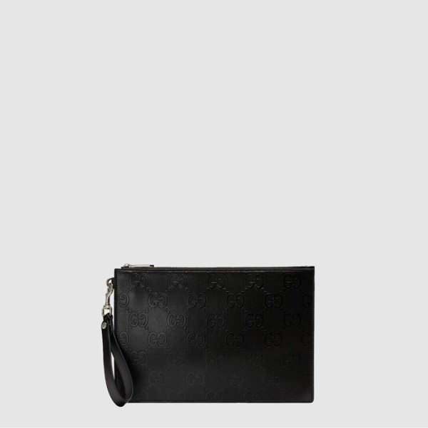 구찌 남성 GG 엠보스 클러치 백 - Gucci Mens GG Embossed Clutch Bag - gub9290x