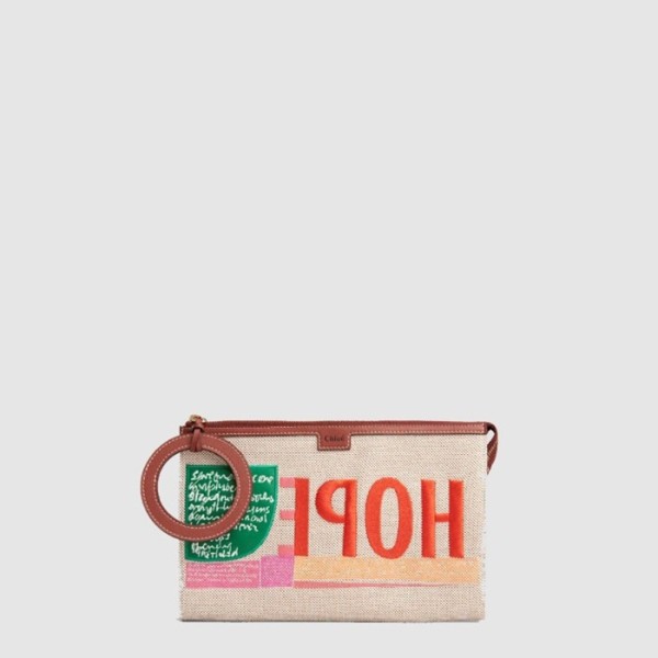 끌로에 여성 코리타 켄트 클러치 - Chloe Womens Corita Kent Clutch - chb15077x