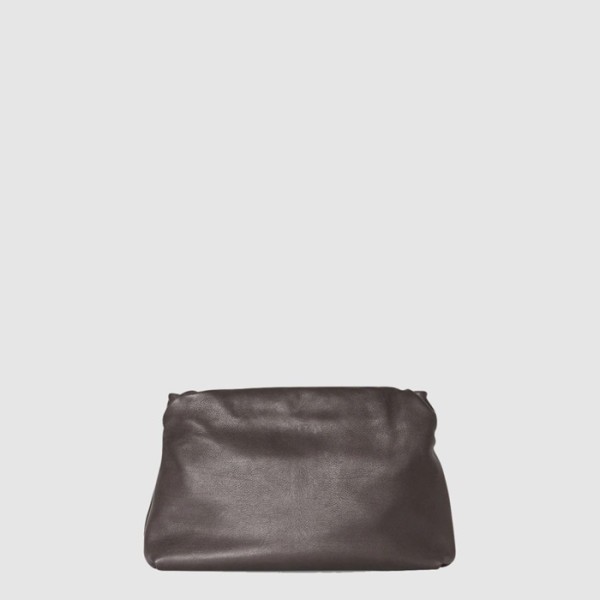 더 로우 여성 라지 부르스 가죽 클러치 - The Row Womens Large Bourse Leather Clutch - thb16150x