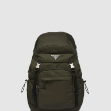 프라다 남성 리나일론 가죽 백팩 2VZ116 - Prada Mens Re-Nylon Leather Backpack - prb8105x