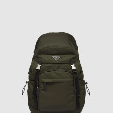 프라다 남성 리나일론 가죽 백팩 2VZ116 - Prada Mens Re-Nylon Leather Backpack - prb8105x