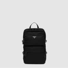 프라다 남성 리나일론 가죽 백팩 2VZ101 - Prada Mens Re-Nylon And Leather Backpack - prb9260x
