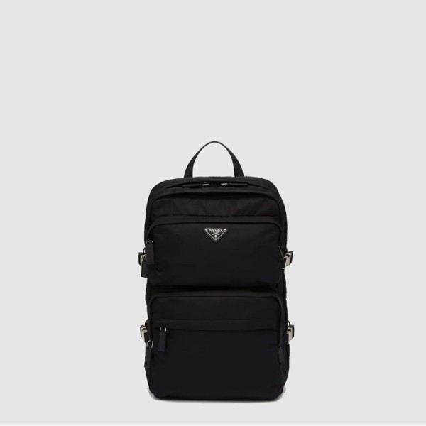 프라다 남성 리나일론 가죽 백팩 2VZ101 - Prada Mens Re-Nylon And Leather Backpack - prb9260x