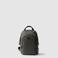 프라다 남성 리나일론 사피아노 가죽 백팩 2VZ116 - Prada Mens Re-Nylon Saffiano Leather Backpack - prb9864x