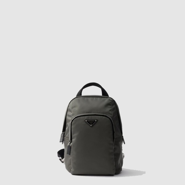 프라다 남성 리나일론 사피아노 가죽 백팩 2VZ116 - Prada Mens Re-Nylon Saffiano Leather Backpack - prb9864x