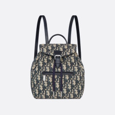 디올 키즈 자카드 오블리크 백팩 - Dior Kids Jacquard Oblique Canvas Backpack - dib5670x