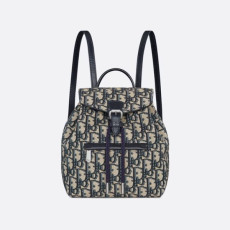 디올 키즈 자카드 오블리크 백팩 - Dior Kids Jacquard Oblique Canvas Backpack - dib5670x