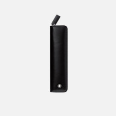 몽블랑 남성 마이스터스튁 1개의 펜 보관용 지퍼 파우치 - Montblanc Mens Meisterstück 1 Pen Pouch with Zip - mow322x