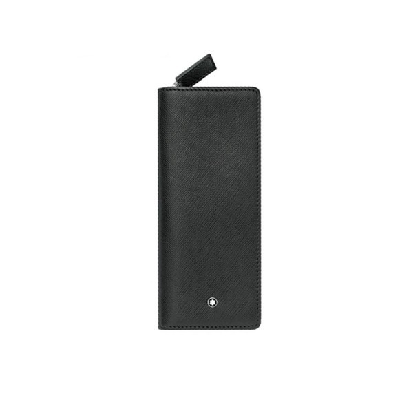 몽블랑 남성 사토리얼 2개의 펜 보관용 지퍼 파우치 - Montblanc Mens Sartorial 2 Pen Storage Zipper Pouch - mow323x