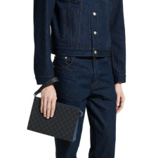 구찌 남성 바이컬러 GG 파우치 - Gucci Mens Bicolor GG pouch - gub6023x