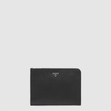 프라다 남성 사피아노 가죽 도큐먼트 홀더 2VN003 - Prada Mens Saffiano Leather Document Holder - prb9245x