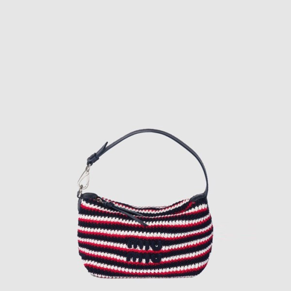 미우미우 여성 크로셰 파우치 - Miumiu Womens Crochet Pouch - mib16213x