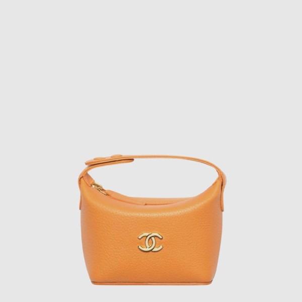 샤넬 여성 마이크로 탑 핸들 호보 파우치 - Chanel Womens Micro Top Handle Hobo Pouch - chb16329x