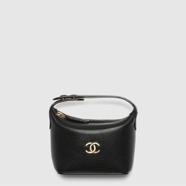 샤넬 여성 마이크로 탑 핸들 호보 파우치 - Chanel Womens Micro Top Handle Hobo Pouch - chb16330x