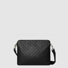 구찌 남성 GG 엠블럼 미디엄 크로스백 - Gucci Mens GG Emblem Medium Crossbody Bag - gub12613x
