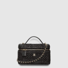 샤넬 여성 탑 핸들 포쉐트 체인 베니티 백 - Chanel Womens Top Handle Pochette Chain Vanity Bag - chb15952x