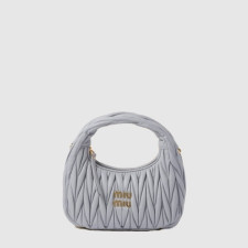 미우미우 여성 완더 마테라쎄 호보 미니 백 - Miumiu Womens Wander Matelasse Hobo Bag - mib15997x