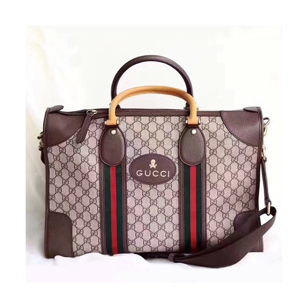 Gucci Supreme Duffle Bag,43.5CM - 구찌 수프림 남여공용 더플백 459311,GUB0505,43.5CM,브라운