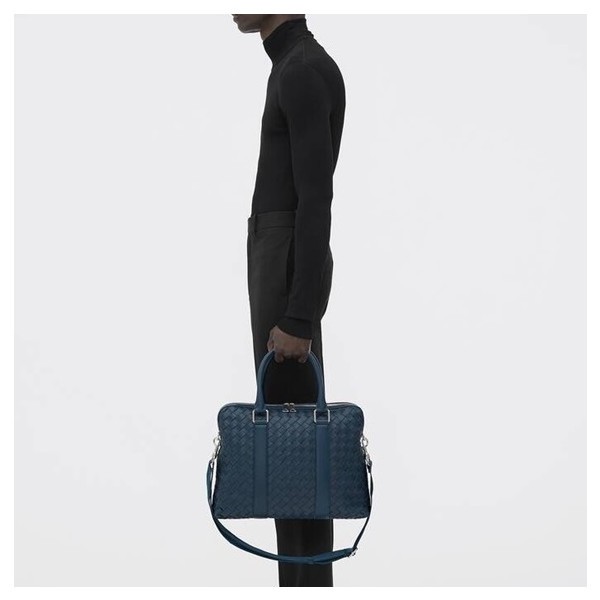 보테가베네타 남/녀 네이비 서류가방 - Bottega Veneta Unisex Navy Tote Bag - bv0475x