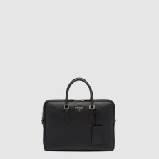 프라다 남성 사피아노 가죽 브리프케이스 2VE022 - Prada Mens Saffiano Leather Briefcase - prb8181x