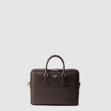 프라다 남성 사피아노 가죽 브리프케이스 2VE022 - Prada Mens Saffiano Leather Briefcase - prb8182x