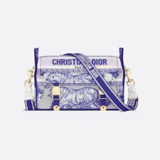 디올 여성 블루 캠프백 - Dior Womens Blue Camp Bag - dib354x