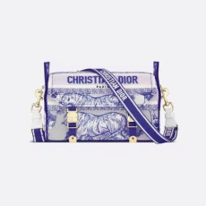 디올 여성 블루 캠프백 - Dior Womens Blue Camp Bag - dib354x