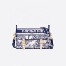 디올 여성 네이비 캠프백 - Dior Womens Navy Camp Bag - dib356x